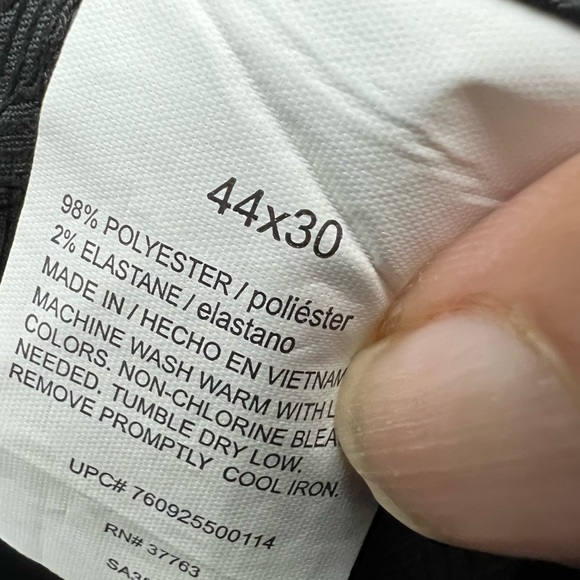 Savane mens dress pant size 44X30 long. - Picture 4 of 6